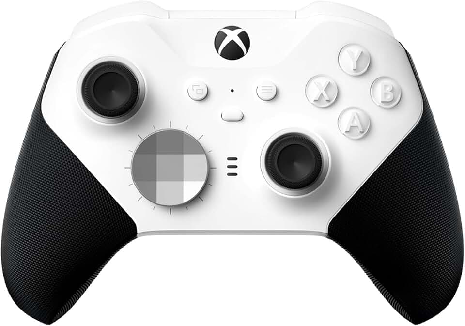 Xbox Manette sans Fil - Elite Series 2 – Core (Blanc) Series X, Series S, One, Windows 10 & 11, Android et iOS