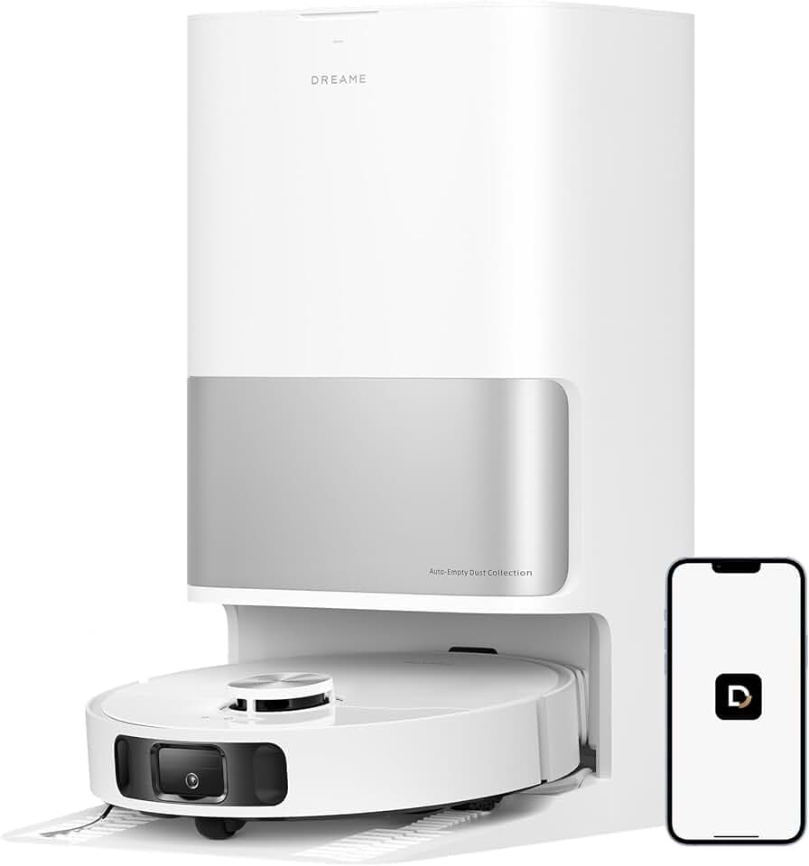 DREAME L10s Ultra Gen 2 Robot Aspirateur Laveur 10 000 Pa, Technologie MopExtend RoboSwing, Base Entièrement Automatique, Mode Animaux, 32 réglages de niveau d'eau, Système de lavage des sols DuoScrub