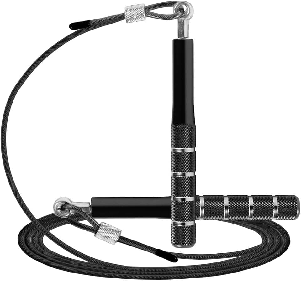 Corde à sauter, corde à sauter de vitesse Wastou pour l'exercice de remise en forme, corde à sauter réglable pour adultes pour hommes, femmes, enfants, filles