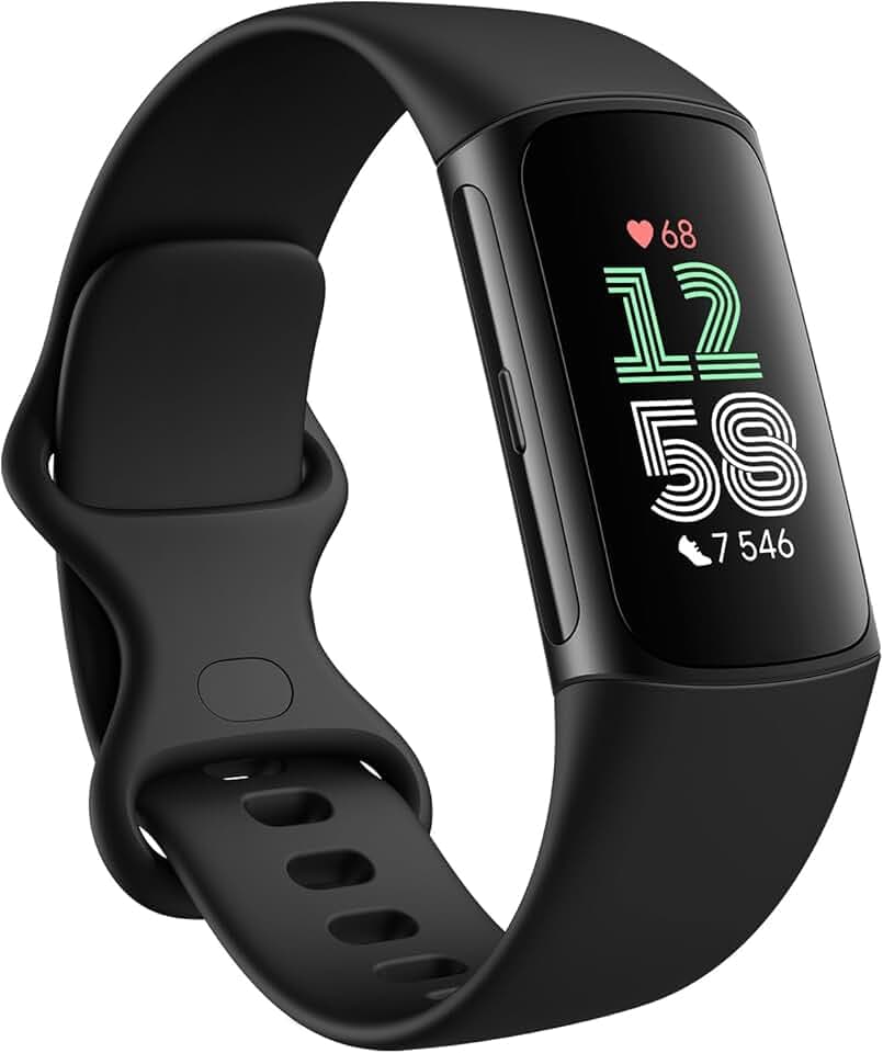 Google Fitbit Charge 6 Bracelet d'activité avec un abonnement de 3 mois à Google Health Premium inclus, 7 jours d'autonomie de batterie
