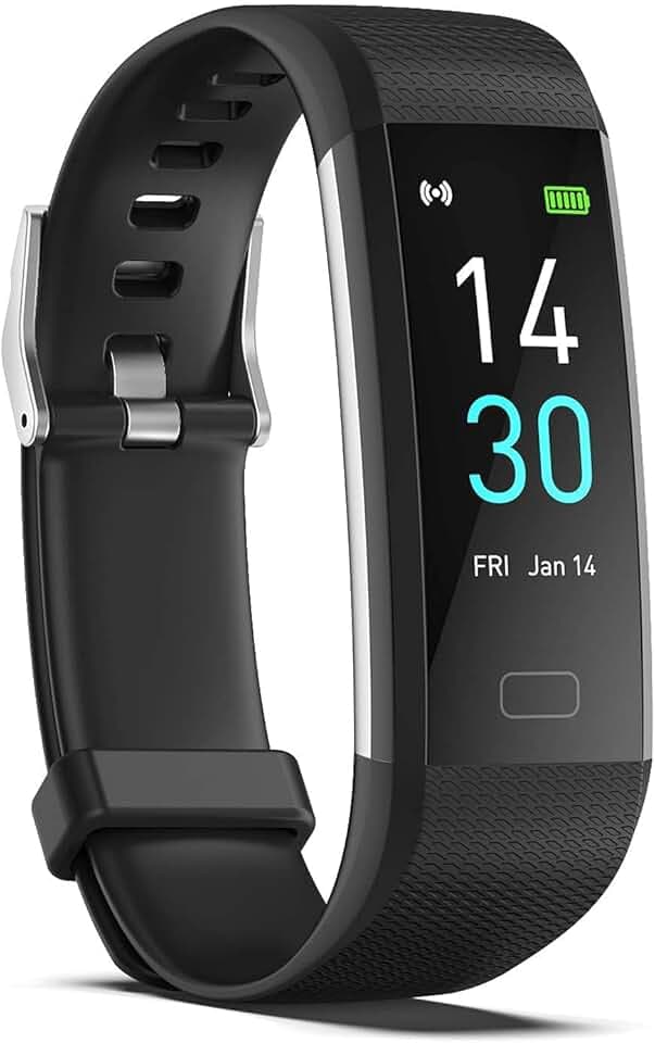 Montre Connectée Femme Homme, Montre Sport Podomètre Fitness Tracker d'Activité Sommeil Fréquence Cardiaque Tension Artérielle SpO2 Calories Smartwatch IP68 Etanche Bracelet Connecté