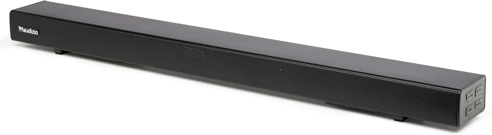 Audizio SB95 Barre De Son TV Bluetooth 5.3 HDMI Arc 120W, Soundbar 88 cm Optique, Coaxial, USB, AUX, 2 Mini Subwoofers Intégrés, Télécommande, pour Améliorer Le Son de sa TV, Films, Musique et Jeux | Système 2.2 120W avec HDMI ARC, Bluetooth 5.3, USB et double woofer intégré