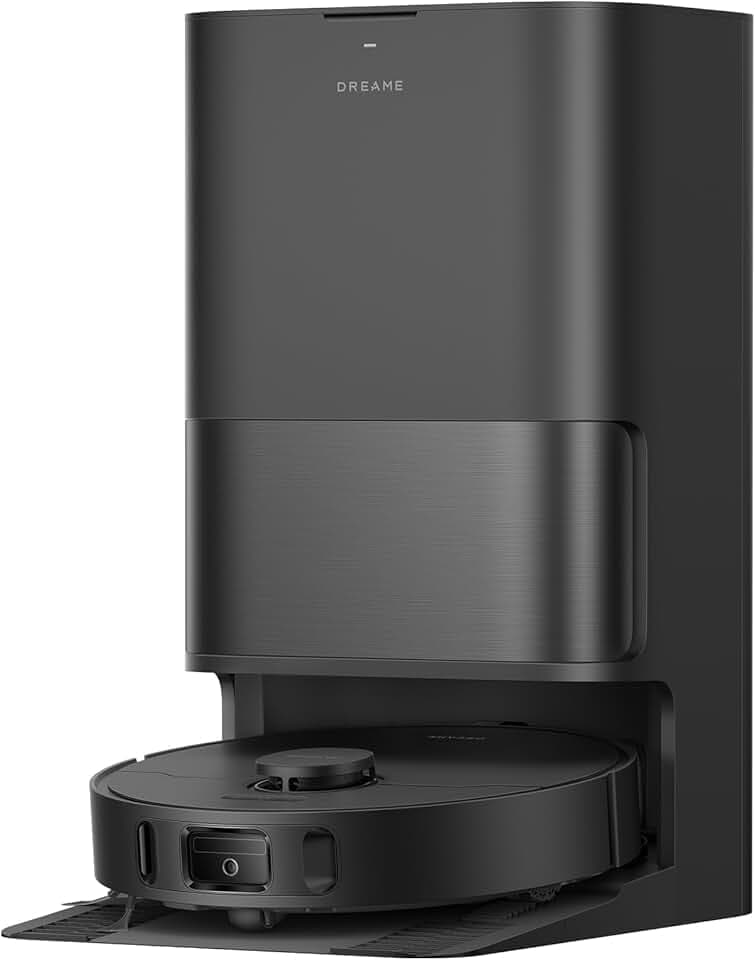 DREAME L40 Ultra A Robot Aspirateur et Lave-Vaisseau avec, Aspiration de 24 000 Pa, Vidange Automatique de la Poussière et Double Système Anti-Enchevêtrement, Levage des Chiffons de Lavage de 10,5 mm
