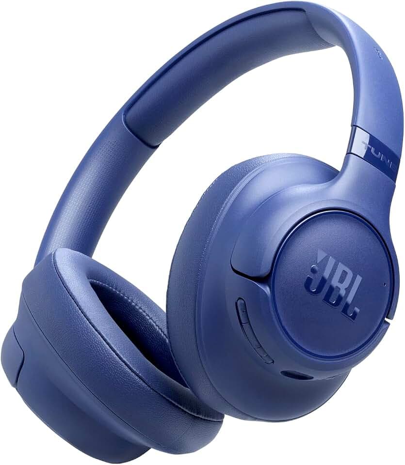 JBL Tune 730BT, Casque Audio Circum-Auriculaire sans Fil, Bleu | 76 heures d’autonomie, Connexion Multipoint avec Bluetooth 6.0, Fast Pair Google et Swift Pair Microsoft, Son Pure Bass
