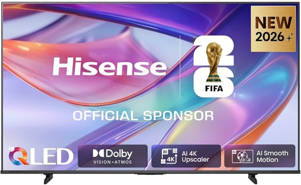 Hisense TV 43E7S (2026) 43" VA QLED 4K UHD Noire