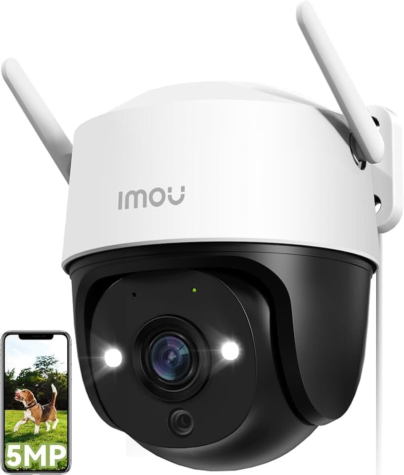 Imou 3K(5MP) Caméra Surveillance WiFi Extérieure 360°, Caméra Exterieur | Vision Nocturne Couleur 30M, Détection de Personne/Véhicule, Suivi Intelligent, IP66, WiFi 2.4GHz/WiFi 6,Audio Bidirectionnel