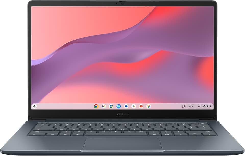 ASUS Chromebook Plus CX1405CTA-S60060 14 Pouces FHD 60Hz Pc Portable (Intel Core 3-N355 Processeur 3.9 GHz, 8GB LPDDR5, 128G eMMC, Intel UHD Graphics) ChromeOS – Clavier AZERTY