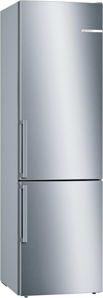 Bosch KGE398IBP - Série 6, Réfrigérateur combiné pose-libre, 201 x 60 cm, Inox anti trace de doigts Étiquetage Énergétique