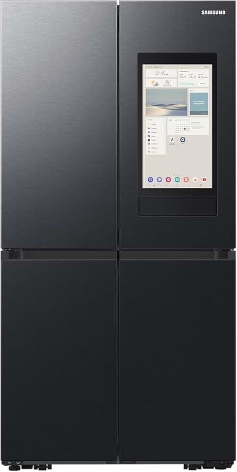 Samsung Réfrigérateur 4 Portes Family Hub AI, Avec AI Vision Inside, Wifi+AI Energy Mode, Centre de Boissons, Dos Métallique, 636 L
