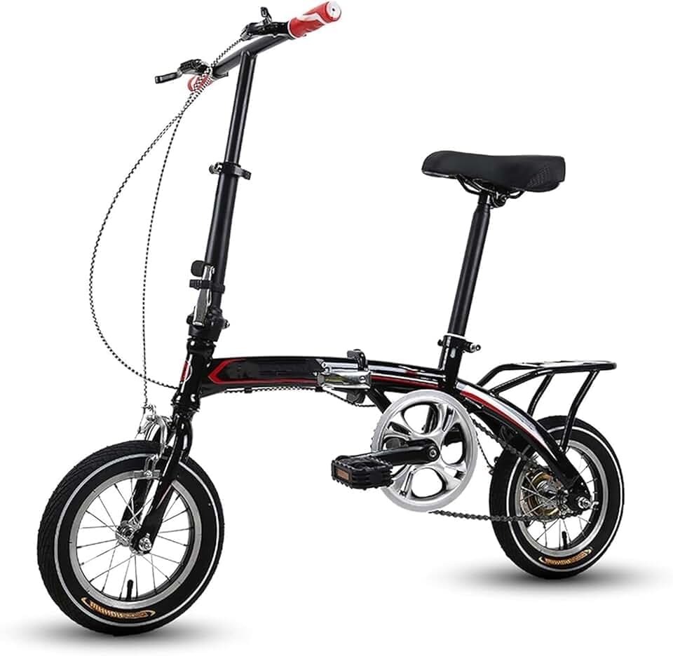 Vélo Pliant 12 Pouces, Ville, Adultes, Noir, 12inch