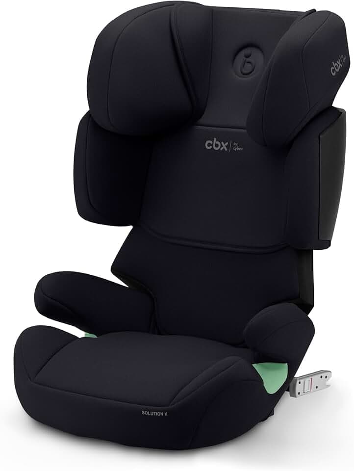 CBX by CYBEX Siège-Auto pour Enfants Solution X i-Fix, pour les voitures avec et sans ISOFIX, De 3 à 12 ans env. (100 - 150 cm), de 15 à 50 kg env., Pure Black