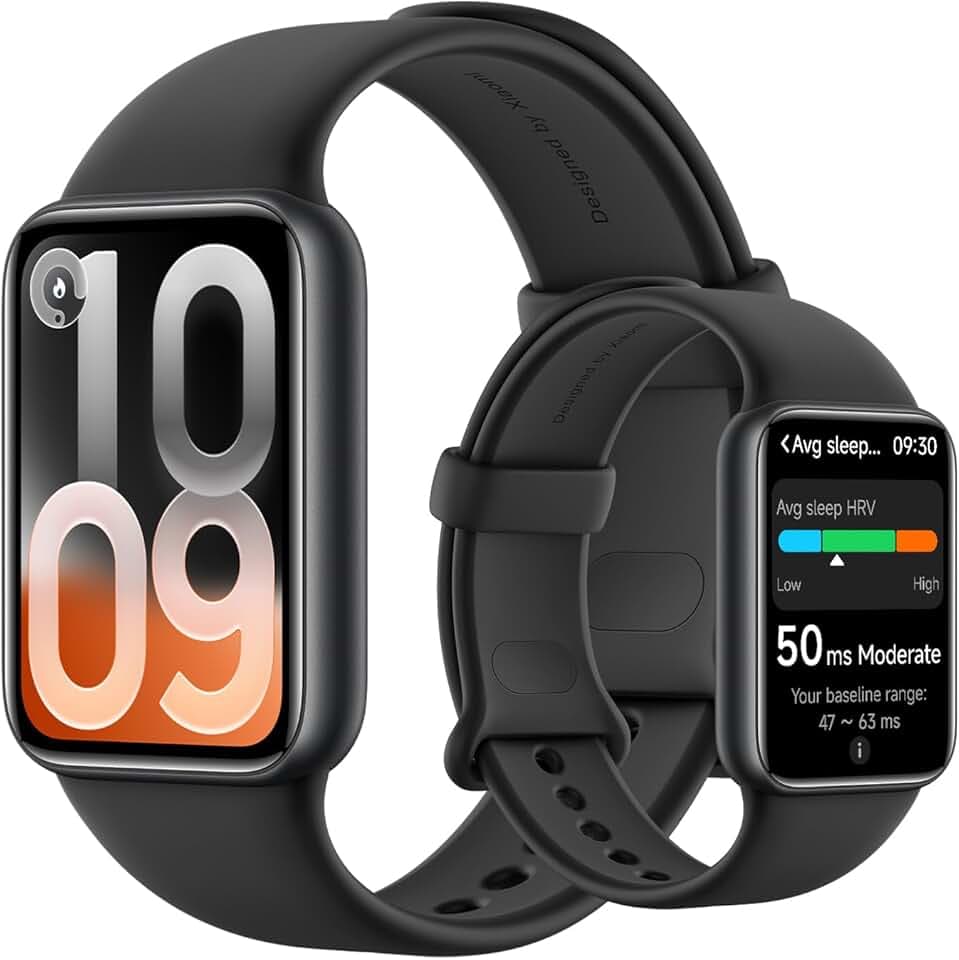 XIAOMI Smart Band 10 Pro, Bracelet connecté, écran 1,74", Cadre en Alliage d’Aluminium Haute résistance, Jusqu’à 21 Jours d’autonomie, Suivi Professionnel du Sommeil, Plus de 150 Modes Sportifs, Noir