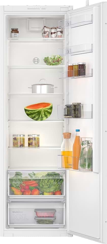 Bosch KIR81NSE0 Série 2 - Réfrigérateur, encastrable, éclairage LED | 177,2 x 54,1 cm, 310 L, Fonction Super réfrigération