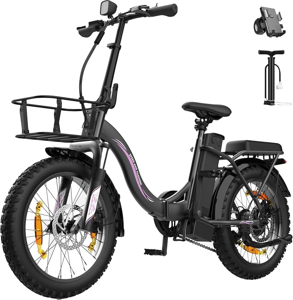 Velo Electrique 20 Pouces-vélo électrique 36V 13Ah Batterie, autonomie jusqu'à 120km, 25km/h avec Moteur 250w, Pneus 20"x3.0" Tout Terrain, Modèle Mixte E-Bike