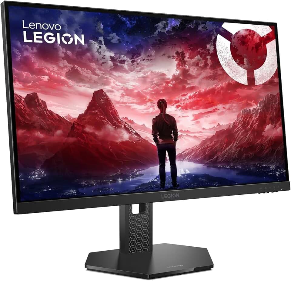 Lenovo Legion 27-10 - Écran Gaming 27'' (FHD, IPS, 240Hz, 0.5ms, 2X HDMI 2.1, DP 1.4, Câble HDMI, AMD FreeSync Premium) Réglage en Inclinaison/Hauteur/Rotation/Pivot - Noir