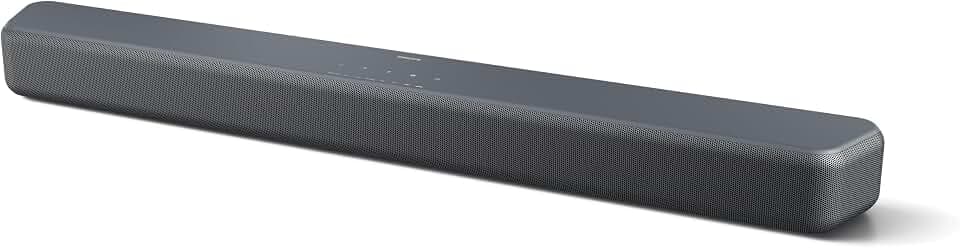 PHILIPS TAB5201 Barre de Son 2.0, 160 W Max, Dolby Digital Plus, DTS Virtual:X, Intellisound AI Audio, Bluetooth Le 5.4, HDMI Arc, entrées Optique et USB, Gun Metal