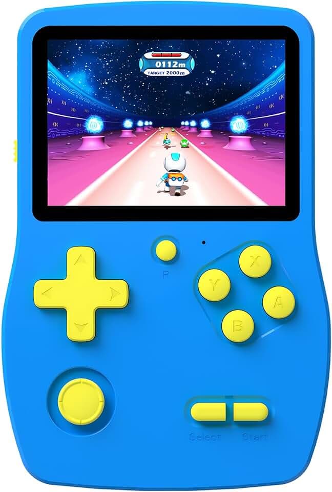 Console de Jeu Portable 32 Bits pour Enfants, 139 Jeux Vidéo | Écran IPS 3.0" HD, Batterie USB-C 6H, Joystick Précision, Jeu Voyage Voiture Avion, Cadeau Jouet pour Garçons et Filles