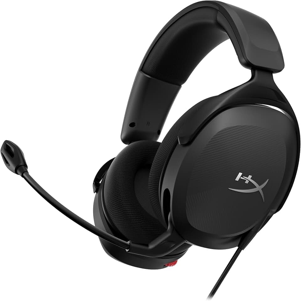 HyperX Cloud Stinger 2 Core Casque de Jeu PC léger avec Microphone Rotatif pour Couper Le Souffle, avec Son DTS Headphone:X Spatial Audio, Pilotes 40 mm