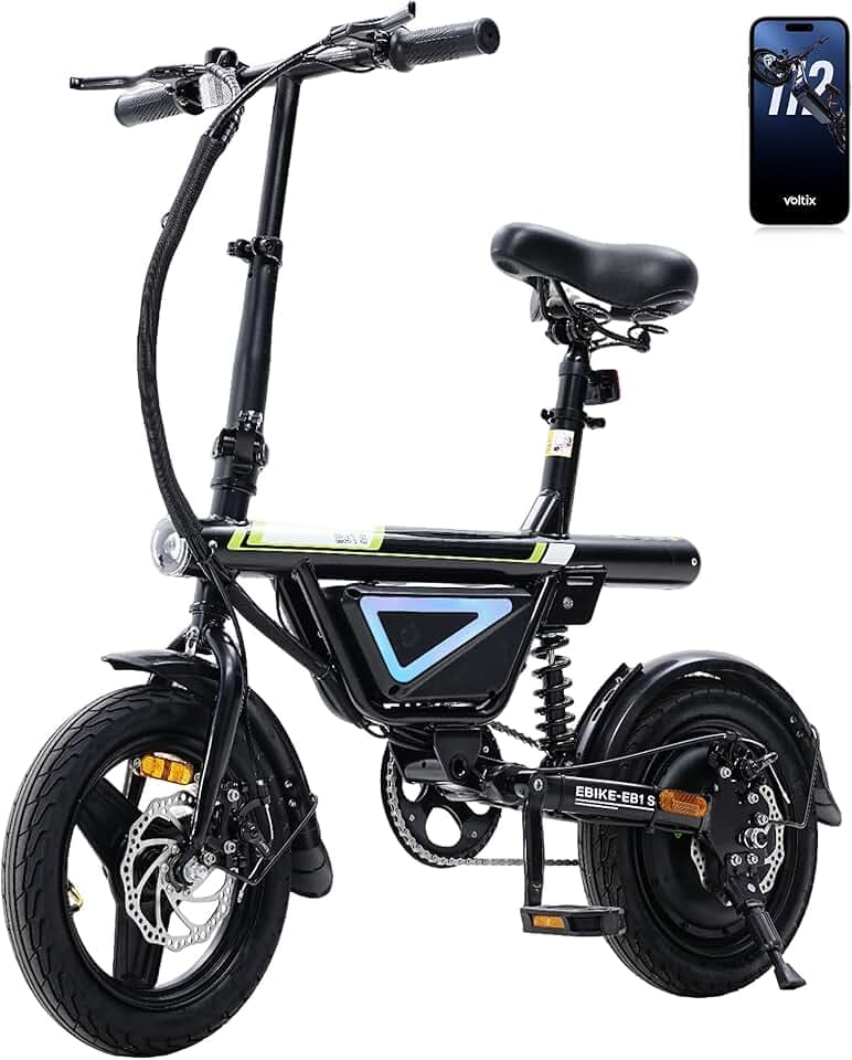 iScooter Vélo Électrique Pliable Adulte | Moteur 250W sans Balais | Batterie 36V 12Ah Grande Capacité | Autonomie 50km | Amortisseur Central | VAE Urbain et Loisirs