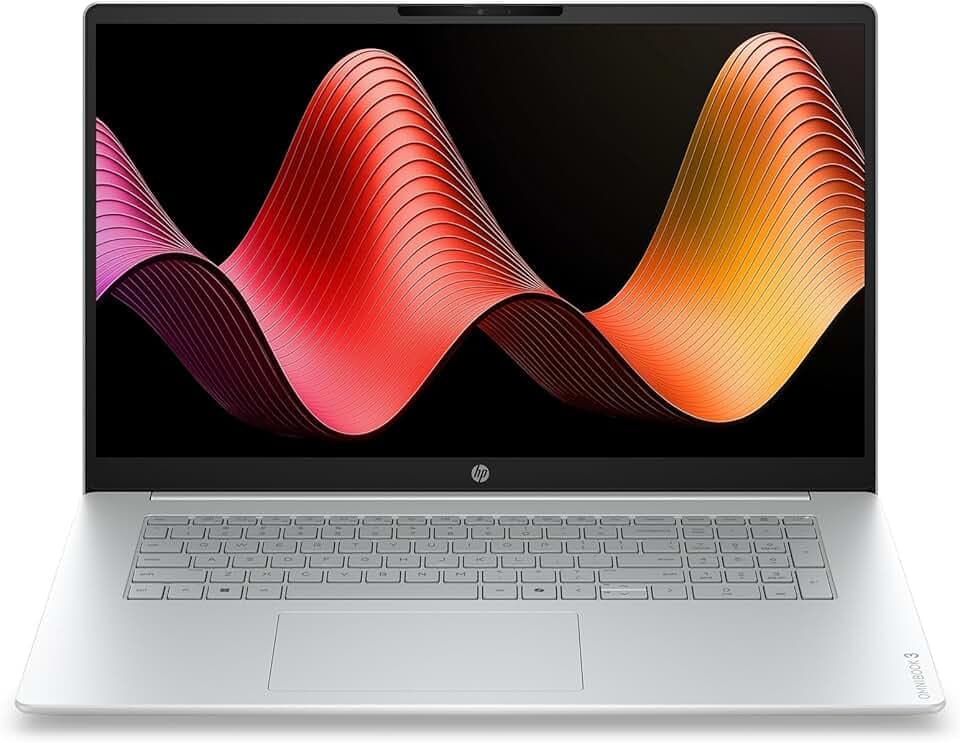 HP OmniBook 3 16-bz0000sf Ordinateur Portable 16" 2K IPS, PC Portable (Qualcomm Snapdragon X X1-26-100, RAM 16 Go, SSD 512 Go, Qualcomm Adreno GPU, Windows 11), Laptop Argent, Clavier AZERTY