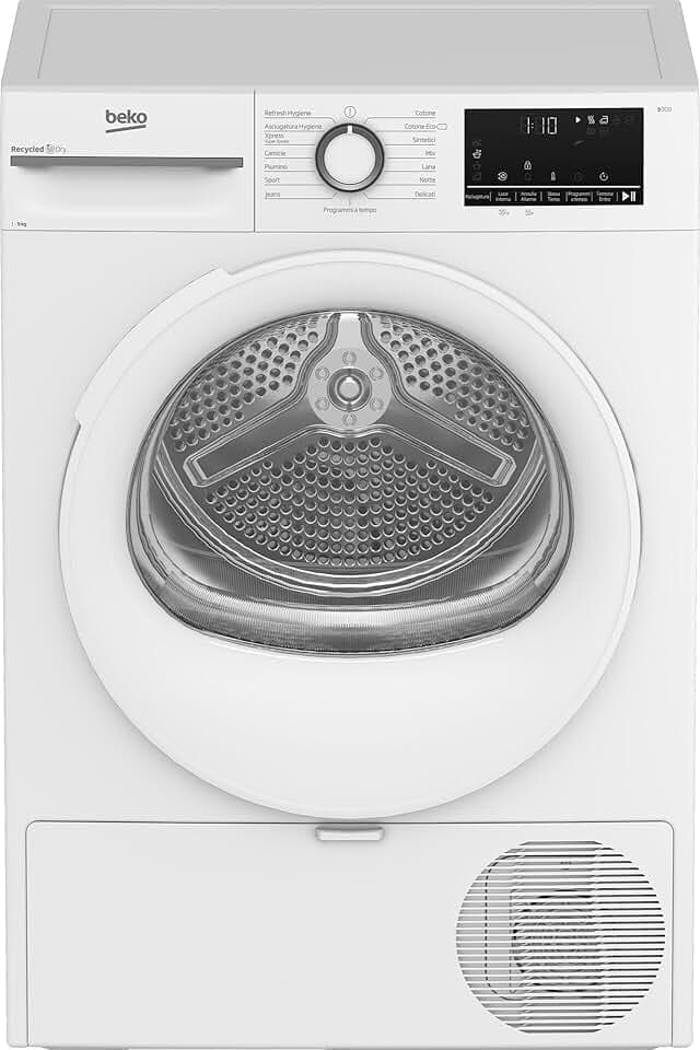 Beko BMT491WI Sèche-linge Capacité 9 kg Moteur inverter Classe énergétique A+++