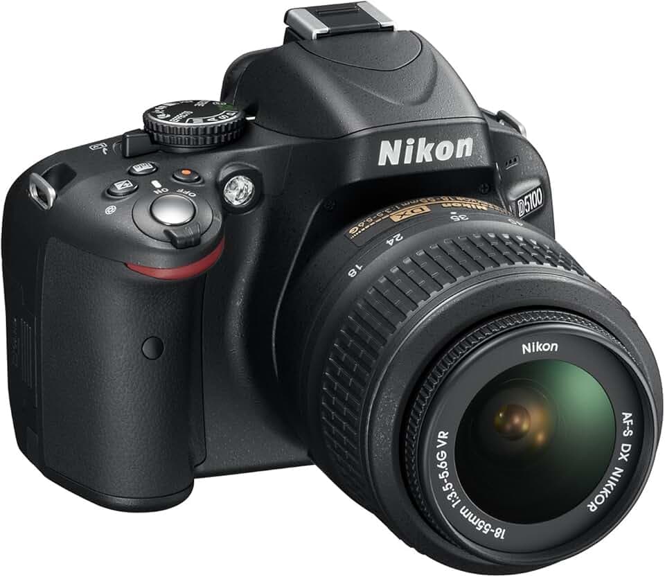 Nikon D5100 Digital SLR Camera with 18-55mm VR Lens Kit (16.2MP) 3 inch LCD (Certified Refurbished)