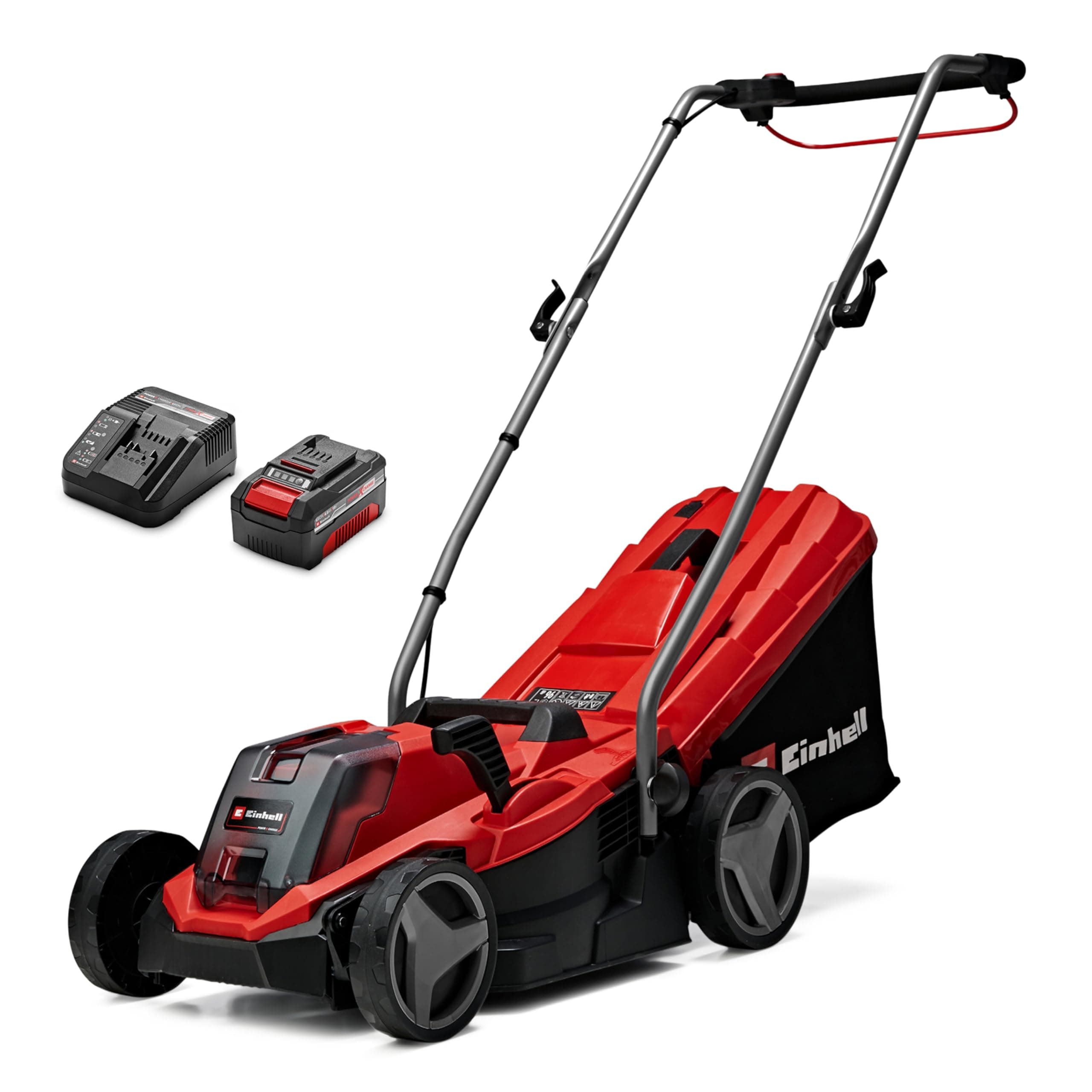 Einhell Tondeuse à Gazon sans Fil GE-CM 18/33 Li Kit (1x4,0 Ah)