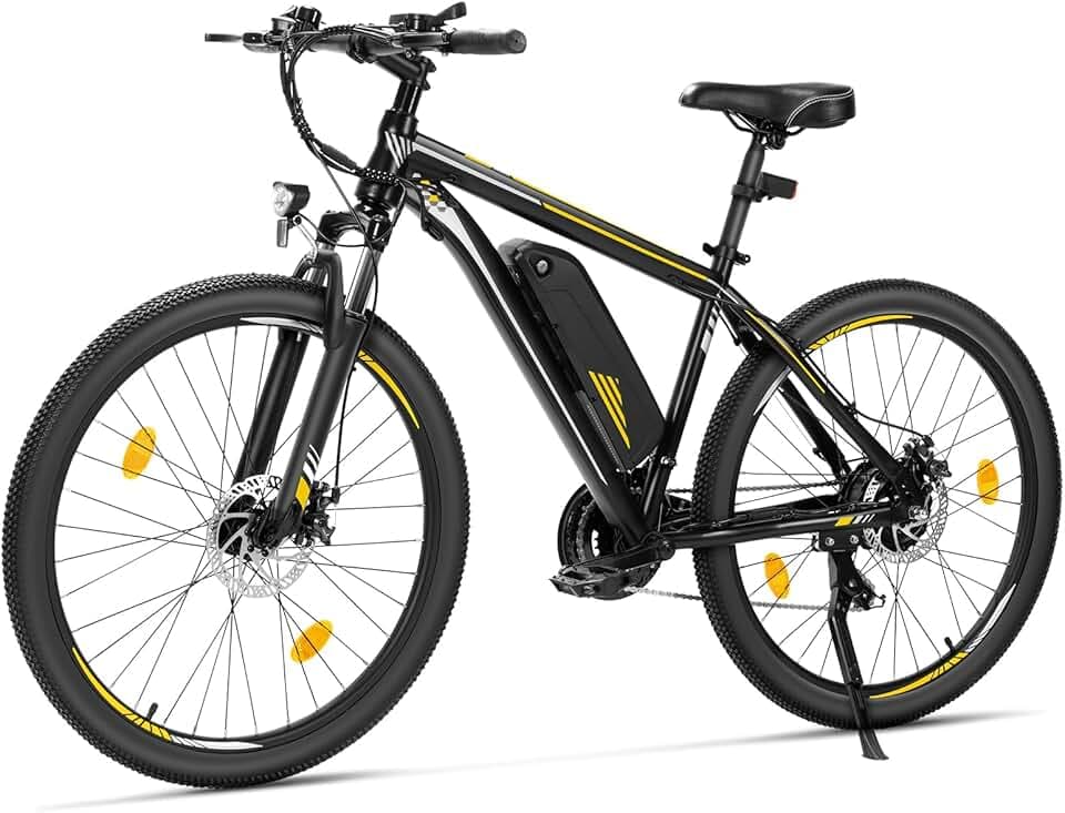 Touroll U1 Vélo Électrique, 26"/29" Vélo Électrique en Montagne pour Adulte, VTT électrique 250 W, Batterie Amovible 13AH, Autonomie 65 km, E-Bike 21 Vitesses