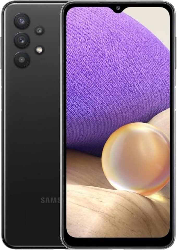 2021 Samsung Galaxy A32 5G Dual SIM, 128 Go, 4 Go RAM, Noir Génial (Reconditionné)