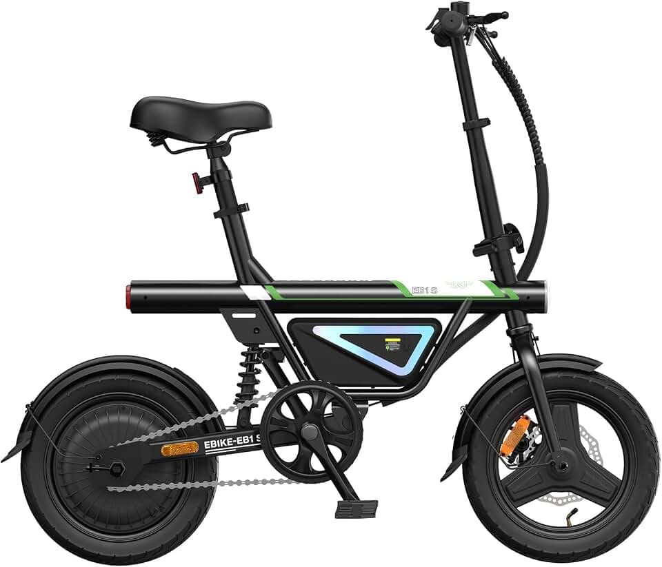 iScooter Vélo Électrique Pliable Adulte | Moteur 250W sans Balais | Batterie 36V 12Ah Grande Capacité | Autonomie 50km | Amortisseur Central | VAE Urbain et Loisirs