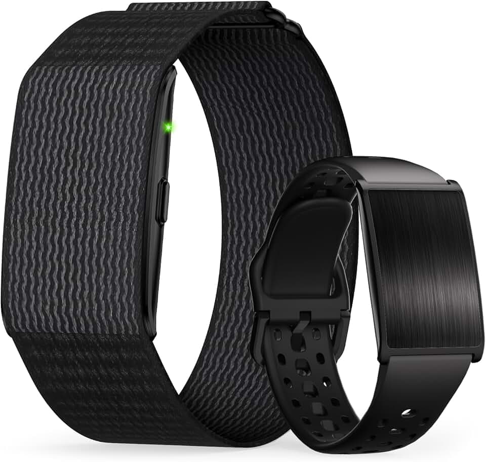 Bracelet Connecté sans Écran Homme Femme, Fitness Tracker 24/7 Suivi Activité et Sommeil avec Fréquence Cardiaque, Analyse IA, 60 Jours d’Autonomie, 170+ Sports, sans Abonnement