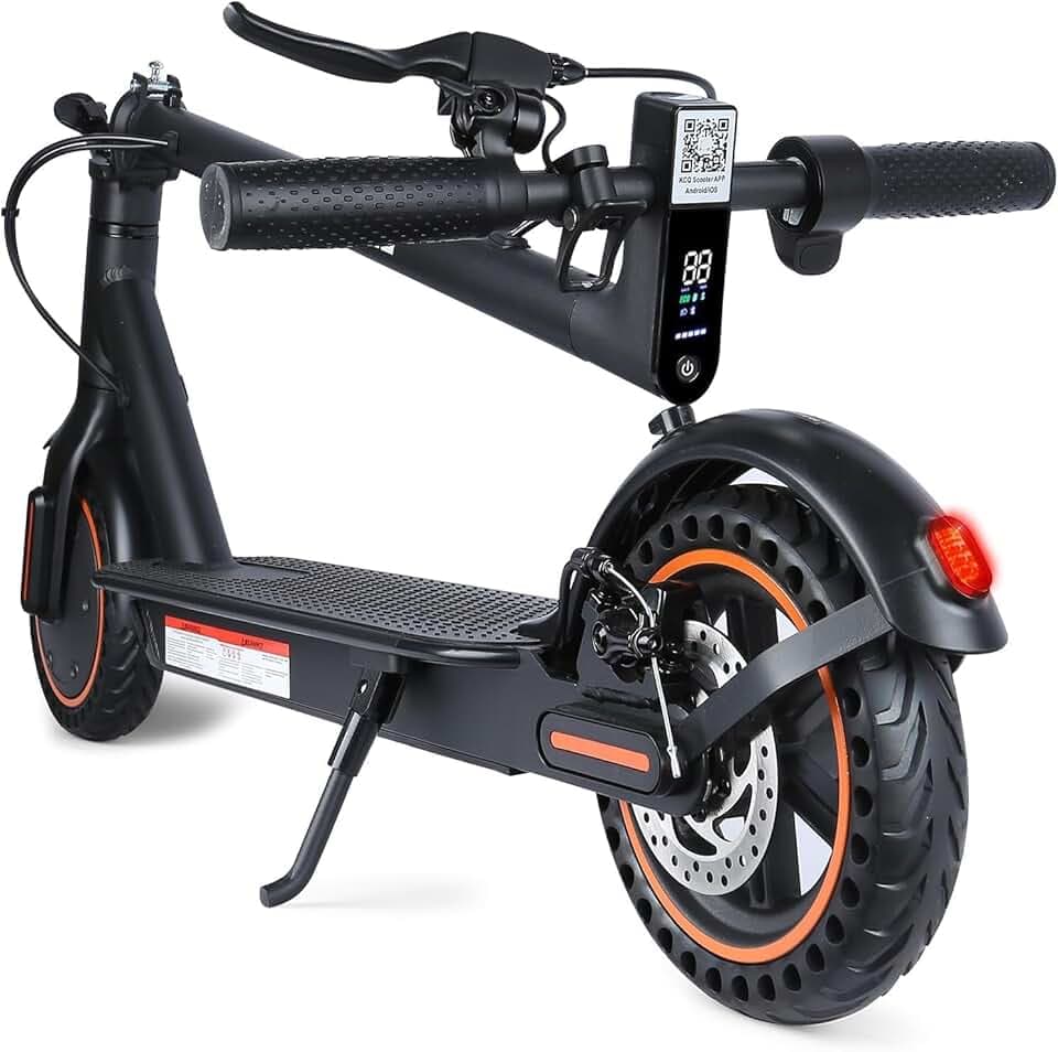 Trottinette Electrique Adulte, Vitesse 25Km/H, Autonomie 30Km, Moteur 250W | Pneus Pleins de 8,5 Pouces, Trottinette Électrique Pliable avec Double Freinage et Contrôle Via APP et Affichage LED