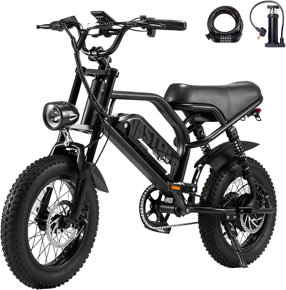 VDL 16 Pouces Vélo Électrique pour Adolescents, 36V 11,4/13Ah Batterie Amovible, EBike avec 3 Modes de Conduite, Écran LCD Intelligent, Frein à Double Disque, Hauteur Réglable