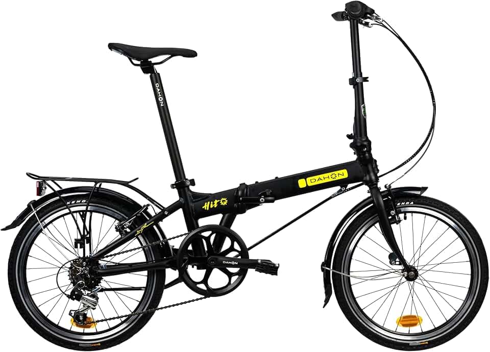 Dahon Hit Vélo Pliant Adulte 20 Pouces, 6 Vitesses Vélo Pliable Adulte Leger, Vélo de Ville V-Brakes Pliable pour Cyclistes Urbains Prends Le Train, la Ville Chevauchée, et Le Trajet