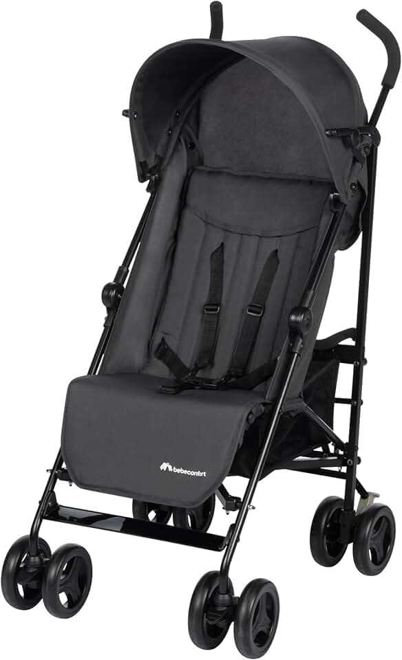 Bebeconfort Rainbow, Poussette Canne Multipositions, Poussette compacte et Légère, de 6 mois à 4 ans, jusqu'à 22 kg, Mineral Graphite (gris)