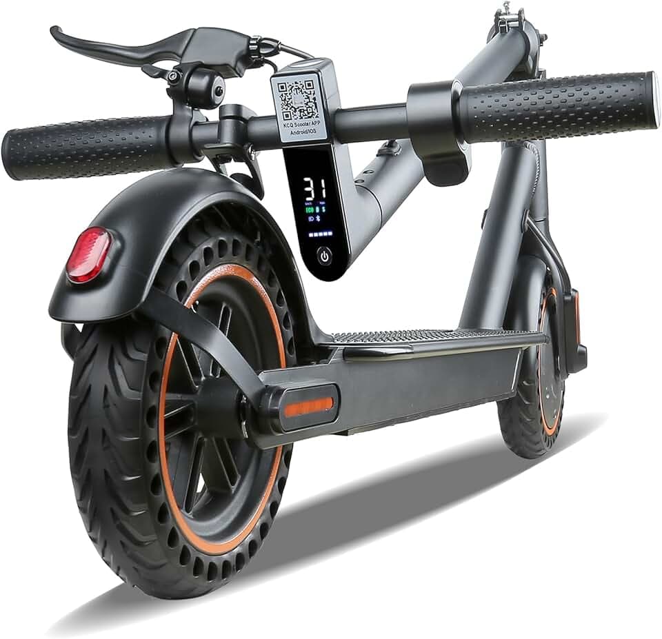 Trottinette Electrique - Vitesse Maximale 25 KM/H, 250W-500W, Pneus Solides 8.5'', Batterie 7,5AH, Autonomie 25-30KM, Double Frein, APP, Charge Max 120 KG
