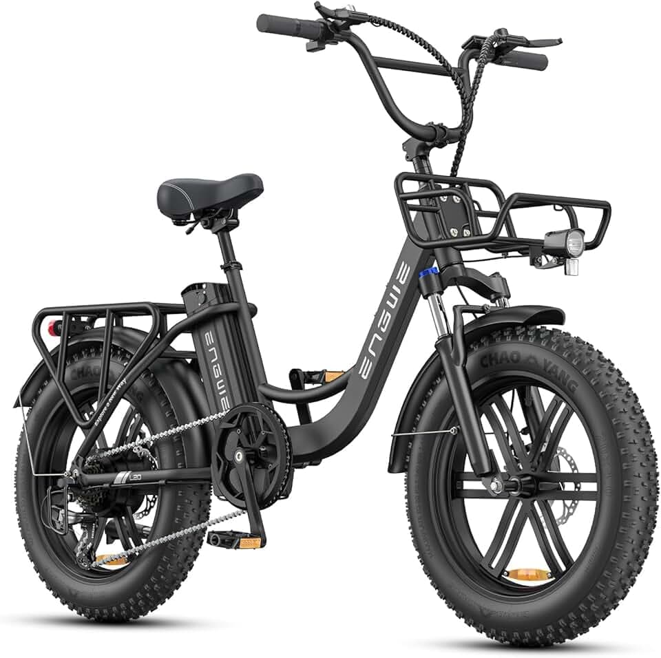 ENGWE Velo Electrique Homme 20 Pouces-vélo électrique 48V 13Ah Batterie, VTT Electrique Adulte Homme 7 Vitesses avec écran LCD, 25km/h avec Moteur 250w, autonomie jusqu'à 120km L20/L20 Boost