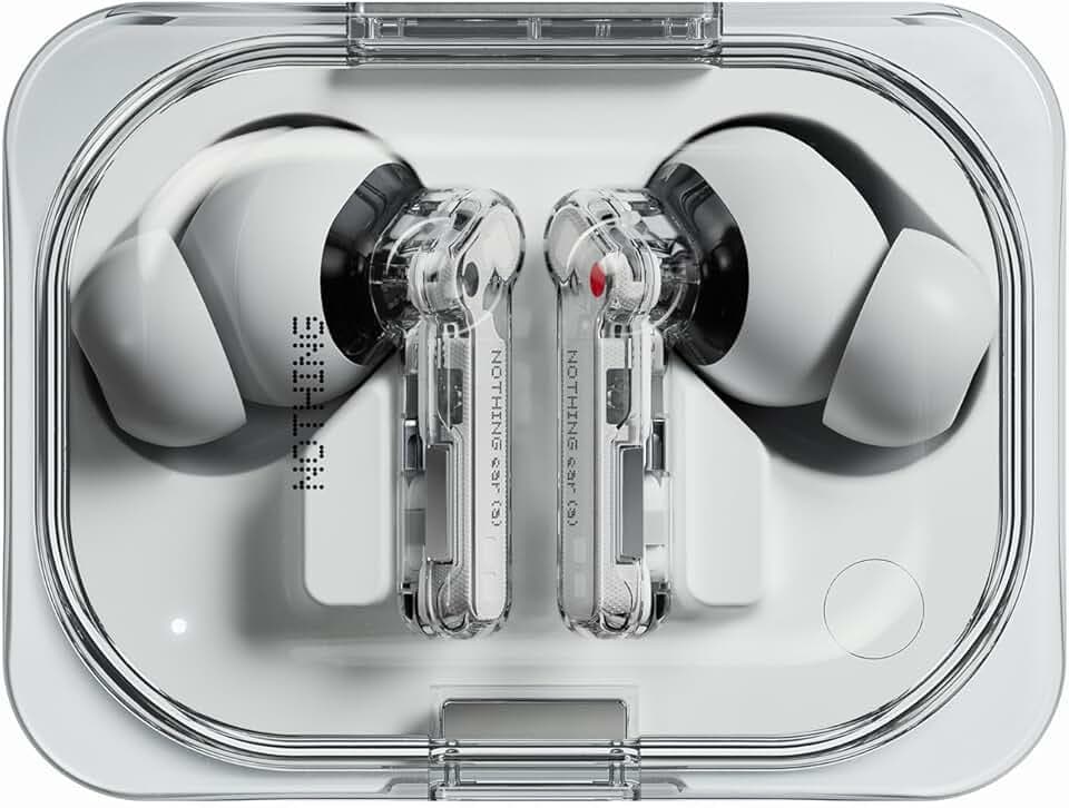 Nothing Ear (a) ecouteurs Bluetooth sans Fil avec Intégration de ChatGPT, Réduction Active du Bruit, Algorithme Bass Enhance et Jusqu’à 42,5 Heures d’écoute - Blanc