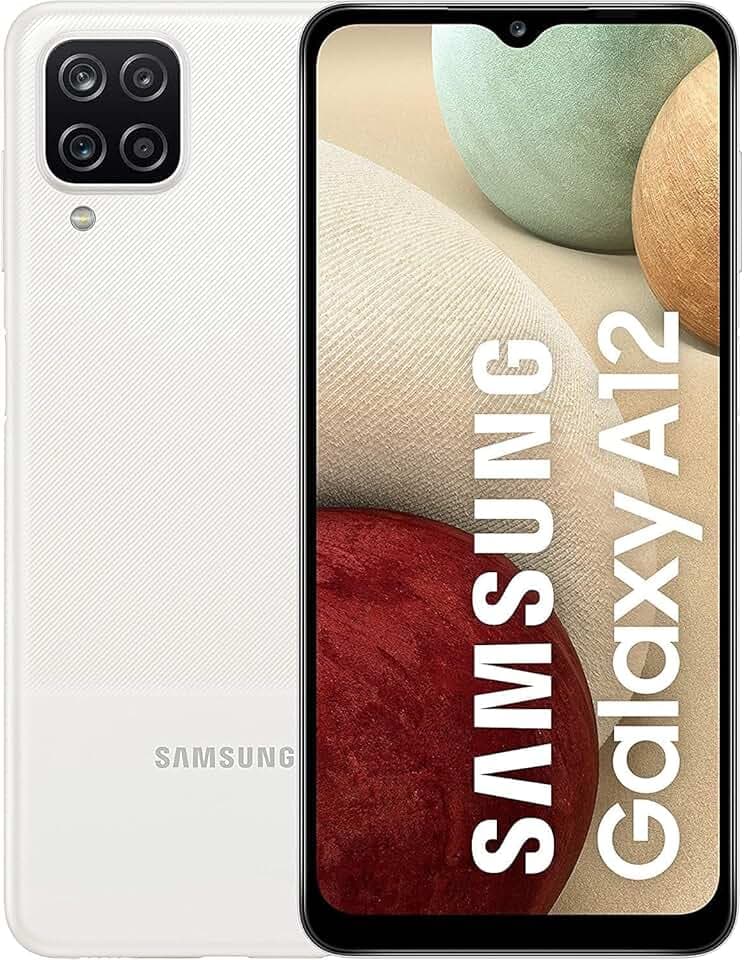 Samsung 2020 Galaxy A12, 64 Go, Blanc (Reconditionné)