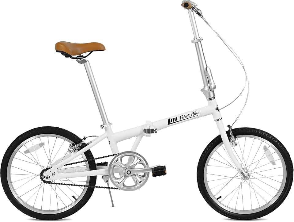 FabricBike Vélo Pliant, Cadre en Alliage, Mono-Vitesse, 3 Couleurs