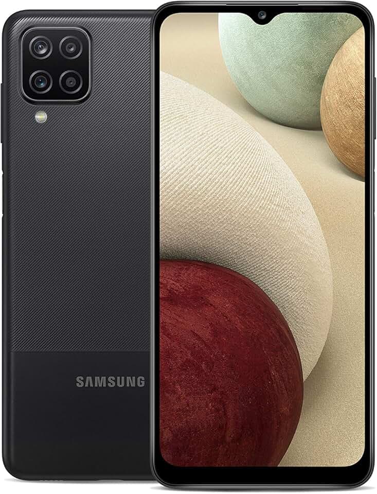 Samsung Galaxy A12 - Smartphone 64GB, 4GB RAM, Dual Sim, Black (Reconditionné)