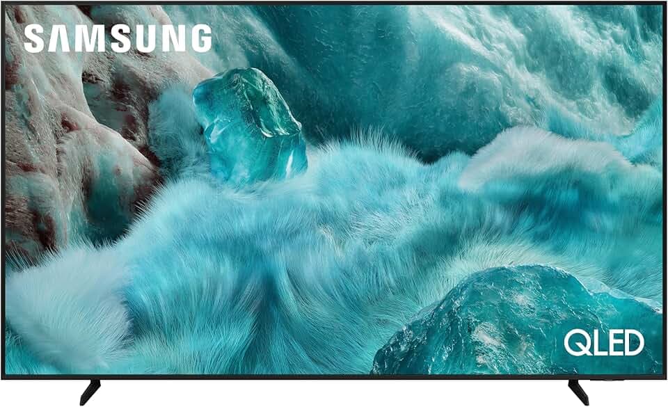 Samsung TV AI 65 Pouces QLED 65Q7F3 4K Smart TV, Quantum Dots, Q4 AI Processor, WiFi, Airplay, HDR, Q-Symphony, OTS Lite, Knox Security, Gaming Hub, Expérience Home Cinema pour le Sport et le Foot