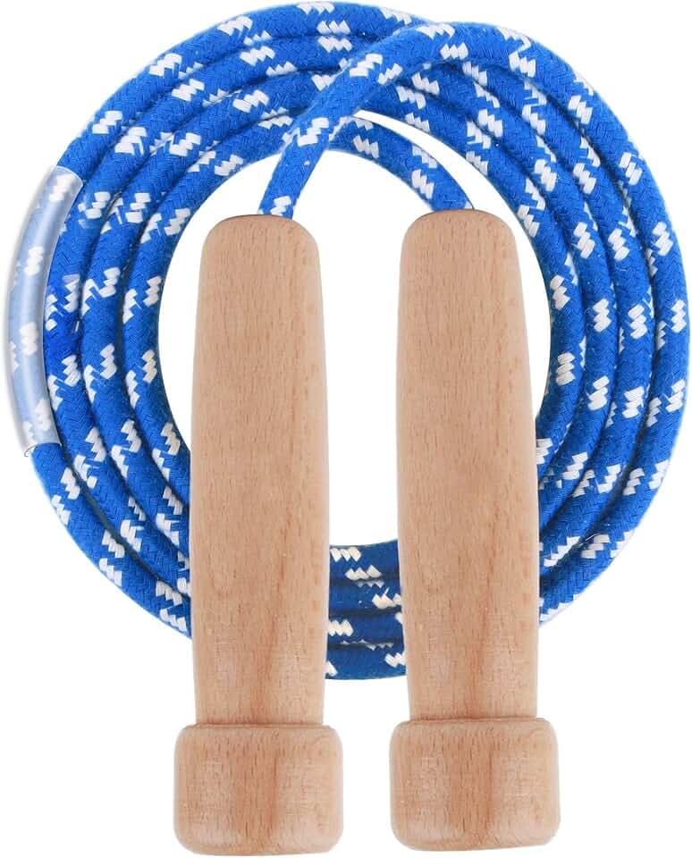 Corde à Sauter pour Adultes, Corde à Sauter Traditionnelle en Réglable Avec MancheBrûler Les Graisses Fitness jump rode Sports