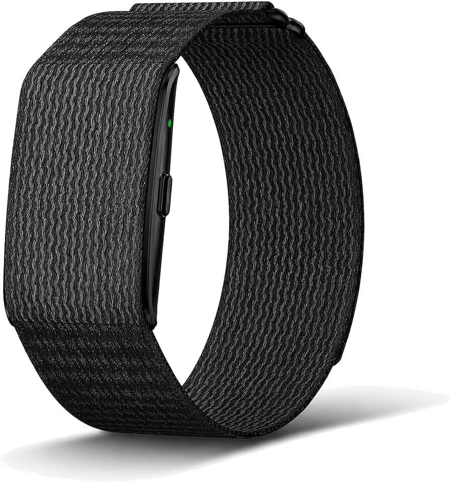 Sense Bracelet Connecté sans Écran Femme Homme, Conçu en Espagne, Coach IA, Suivi Sommeil Énergie Récupération, Fréquence Cardiaque 24/7 HRV SPO₂, IP68, +45 Jours, sans Abonnement, Noir