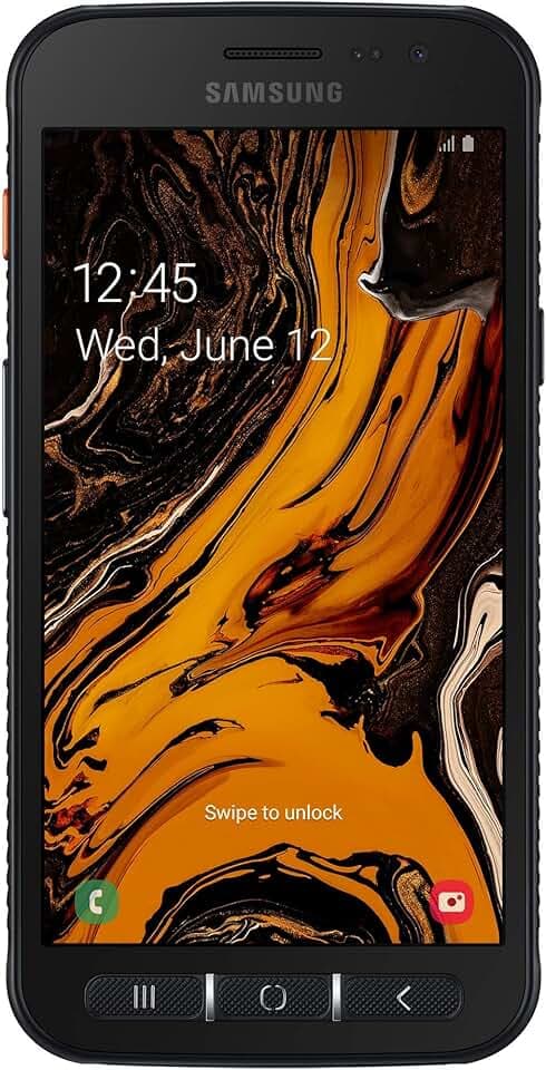 Samsung Galaxy Xcover 4S (2019) Smartphone, noir, écran 5.0", 32 Go extensibles, RAM 3 Go, batterie 2800 mAh, certification IP68, Android 9 Pie, double SIM [version italienne] (reconditionné)