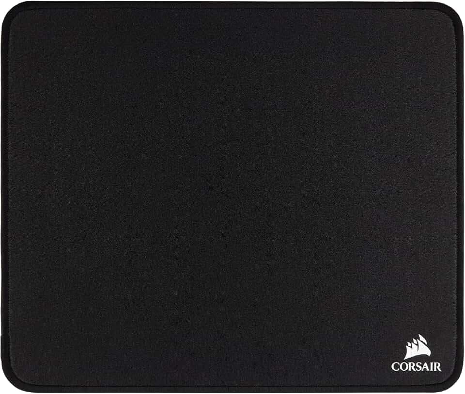 Corsair MM350 Champion Series, Tapis de Souris Gaming – Moyen – Noir | (320 mm x 270 mm) Tissu Hautes Performances