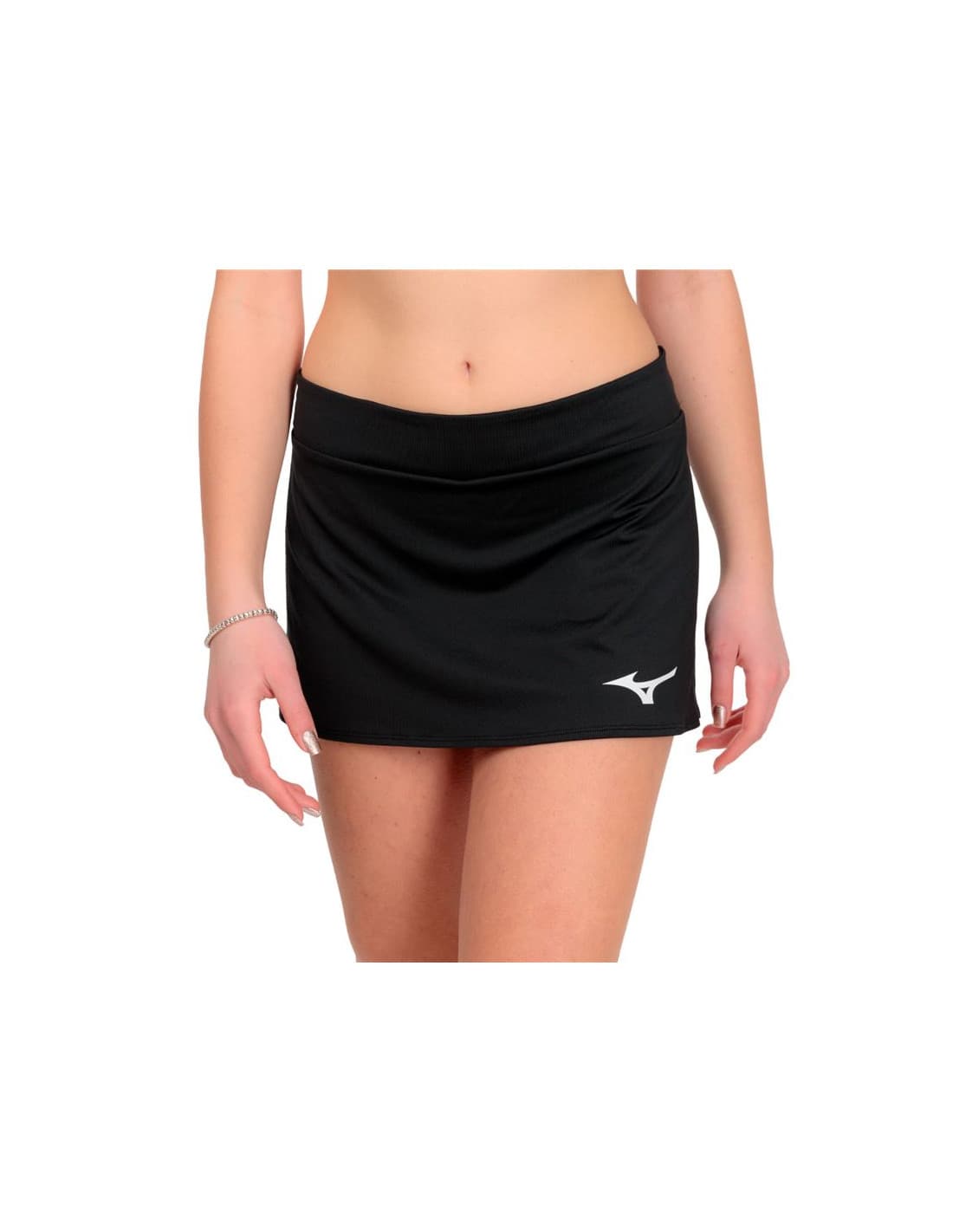 Jupe de Tennis Mizuno Flex Noir Femme