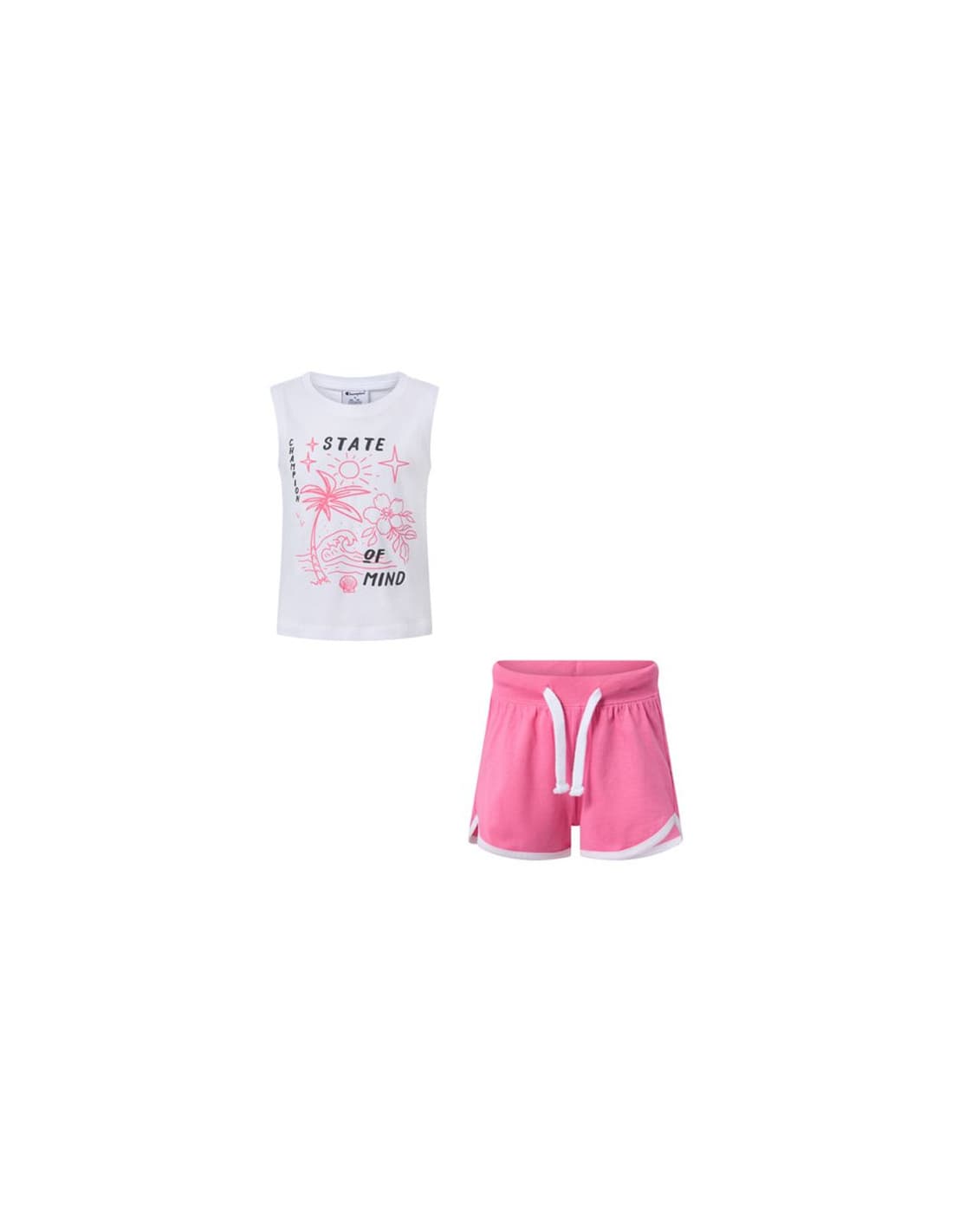 Set Champion Ensemble Fille blanc