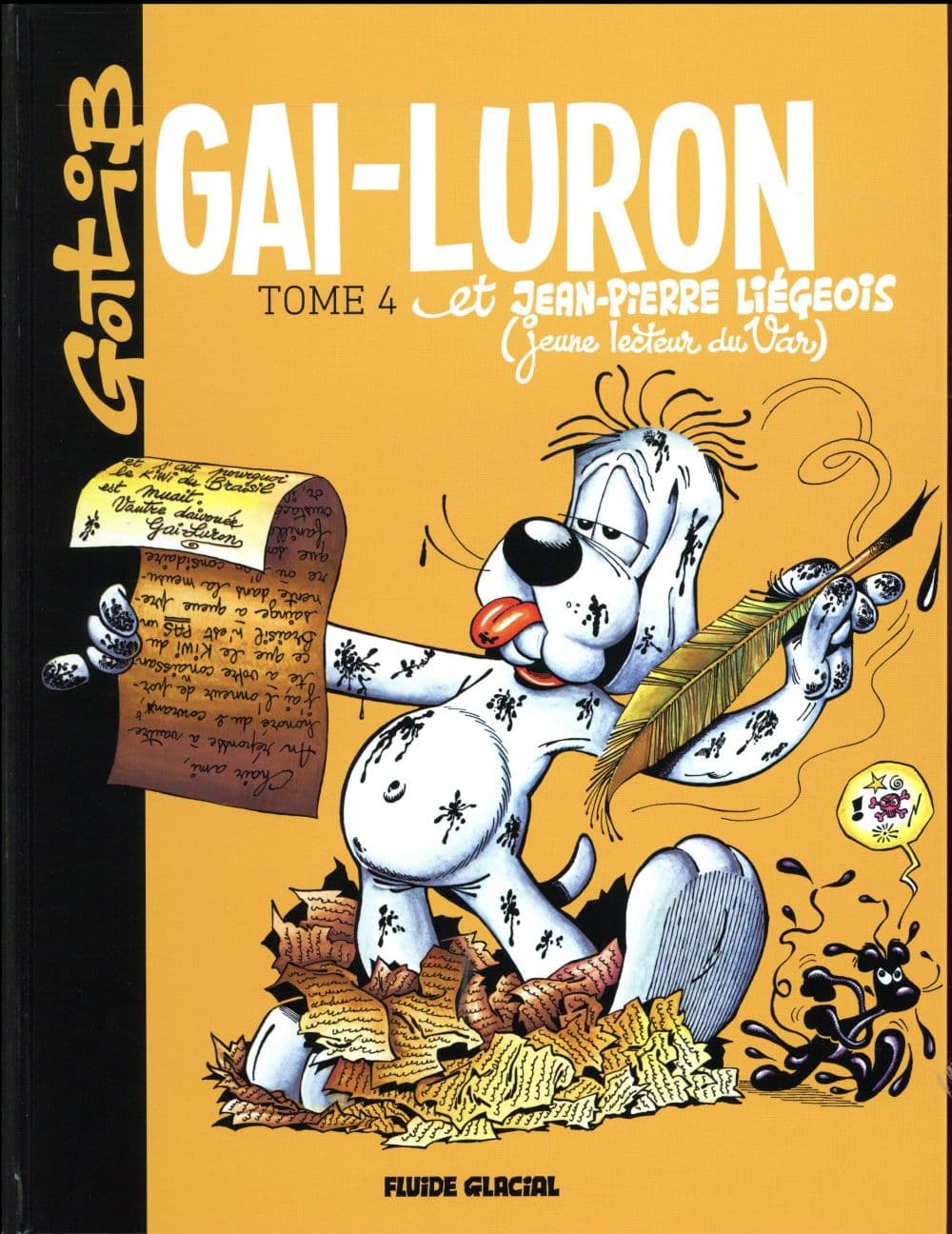 Attention, oeuvre culte ! Au moment où paraissent de nouvelles aventures de Gai-Luron, sous la signature de Gotlib, Fabcaro et Pixel Vengeur (sortie en octobre), Fluide Glacial poursuit la réédition en couleurs des premiers albums de la série créée et illustrée par Gotlib ! Créé en 1964 dans les pages du journal Vaillant (Pif), Gai-Luron est la première oeuvre d'un génie du 9e Art, Gotlib. Tout d'abord faire-valoir de Jujube, l'un des personnages récurrent du journal, Gai-Luron, le chien endormi, devient rapidement un héros à part entière, et développe son propre univers : Belle-Lurette, dont il est amoureux et avec qui il joue beaucoup à la bataille navale, Jean-Pierre Liégeois, le lecteur du Var... Au fur et à mesure des pages, on voit se développer l'univers d'un grand auteur, annonçant les succès futurs dans Pilote et bien sûr dans Fluide. Histoires courtes, parodies (Zorro, Prince Vaillant, Tarzan, PIF...), détournement de fables (Perette et le pot au lait...), on retrouve là, hilarantes et méconnues, de précieuses perles annonçant la Rubrique à brac ! La suite de la collection en 2017 !