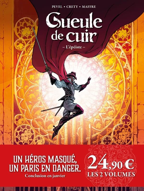 Gueule-de-cuir, c'est une histoire de cape et d'épée sombre et fantastique, c'est aussi un justicier de la nuit, oeuvrant sous Louis XIII, bien avant un certain ''Chevalier Noir'' ! 1633. Dans la France de Louis XIII et de Richelieu, magie noire et alchimie sont à l'oeuvre. Tandis que de mystérieuses factions s'affrontent en secret autour du Zodiaque du Diable, un redoutable nécromant étend son règne sur les bas-fonds de Paris et rêve de vengeance. Contre lui, un seul homme peut encore se dresser. Un duelliste que le destin a maudit et qui n'aura d'autre choix que d'accepter le masque et la destinée de Gueule-de-cuir.